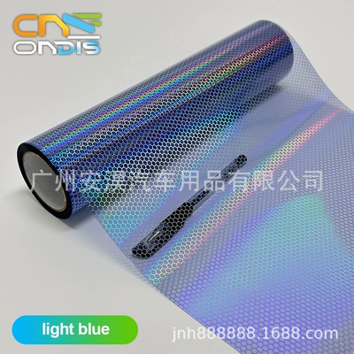 Rainbow Car Light Film Laser | Car headlight protective film - light-blue-03-8m