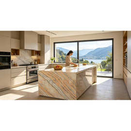 Luxury Marble Countertop Bathroom Sink & Kitchen Island Top