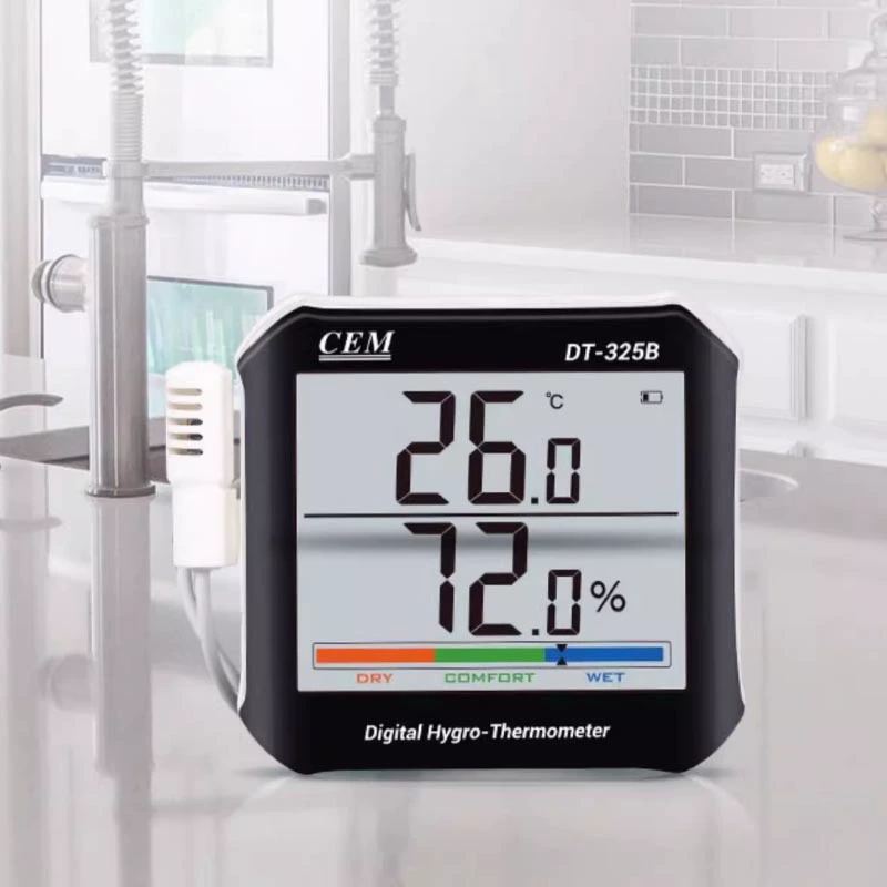 CEM Huasheng Chang DT-325B Высокоточный регистратор температуры и влажности детектор точки росы влажность внутренний и наружный термометр