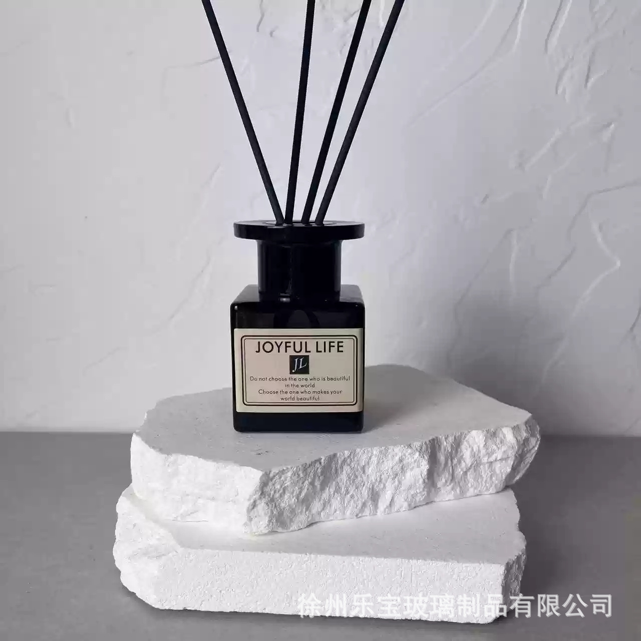 호박색, 50ml 검정색 T자형 캡 + 섬유스틱 10개