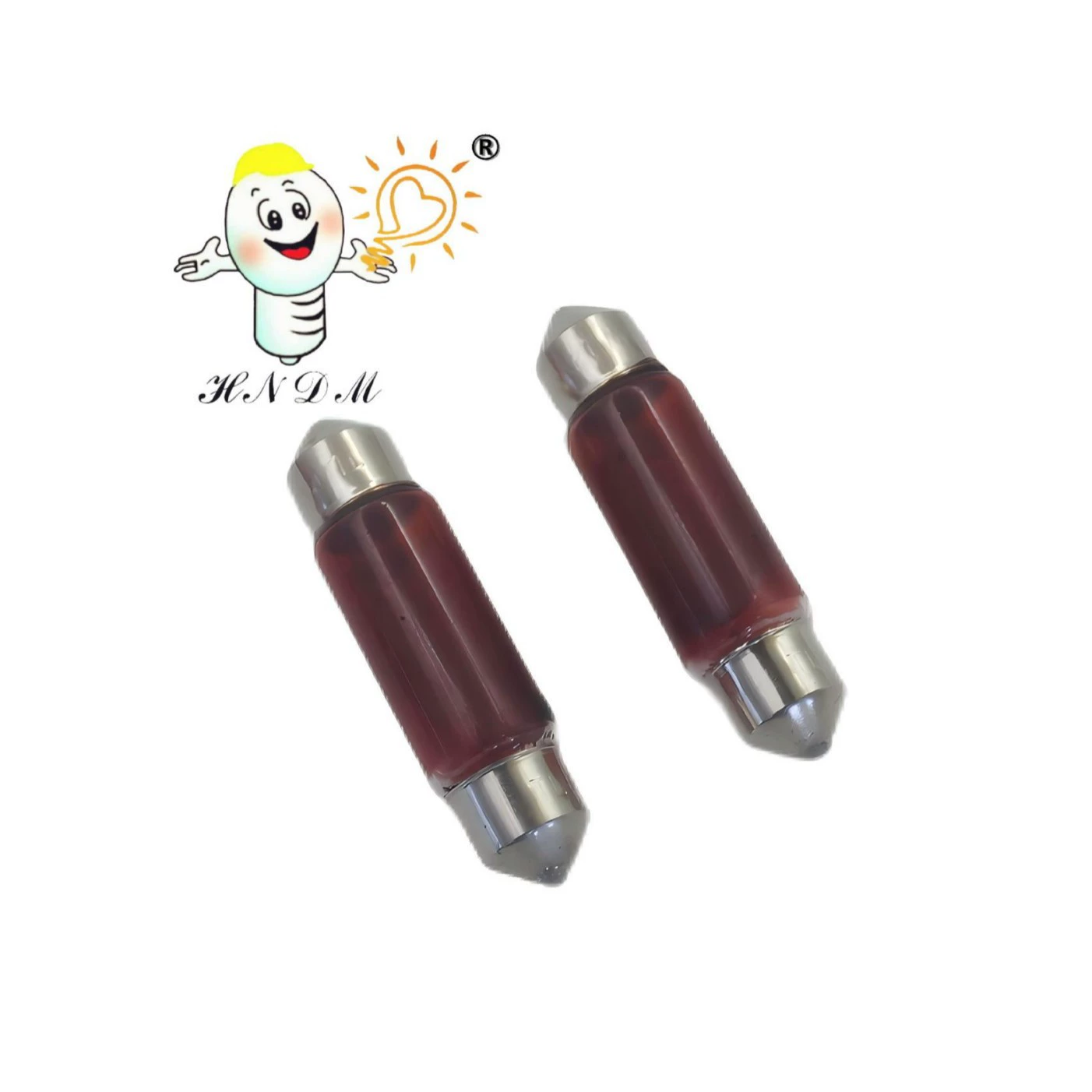 Автомобильная лампочка с двойным наконечником T11 * 39 12V5W SV8.5, потолочный светильник, солнцезащитный козырек, морская лампочка