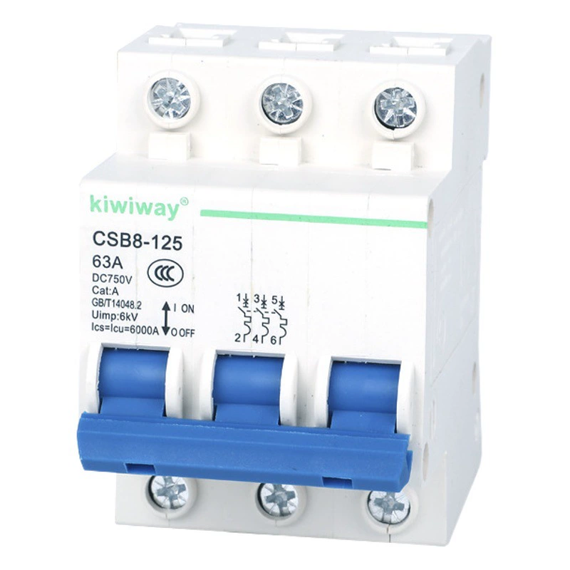 Changsong электромобиль с пустым отверстием 1P12V60V Аккумуляторный автоматический выключатель постоянного тока маленький миниатюрный воздушный выключатель CSB8-125