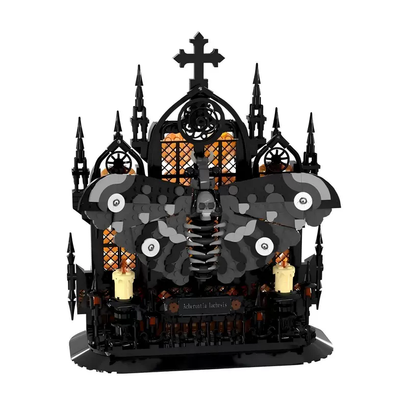 Конструктор MOC «Готическая мотылёк-маска» совместим с LEGO