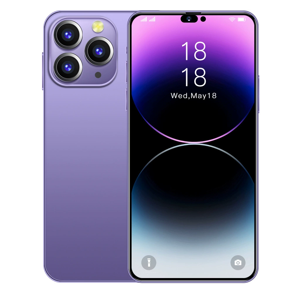 Смартфон i14 Pro Max, 4G Android 10, 6,3 дюйма HD, 2ГБ ОЗУ 16ГБ ПЗУ