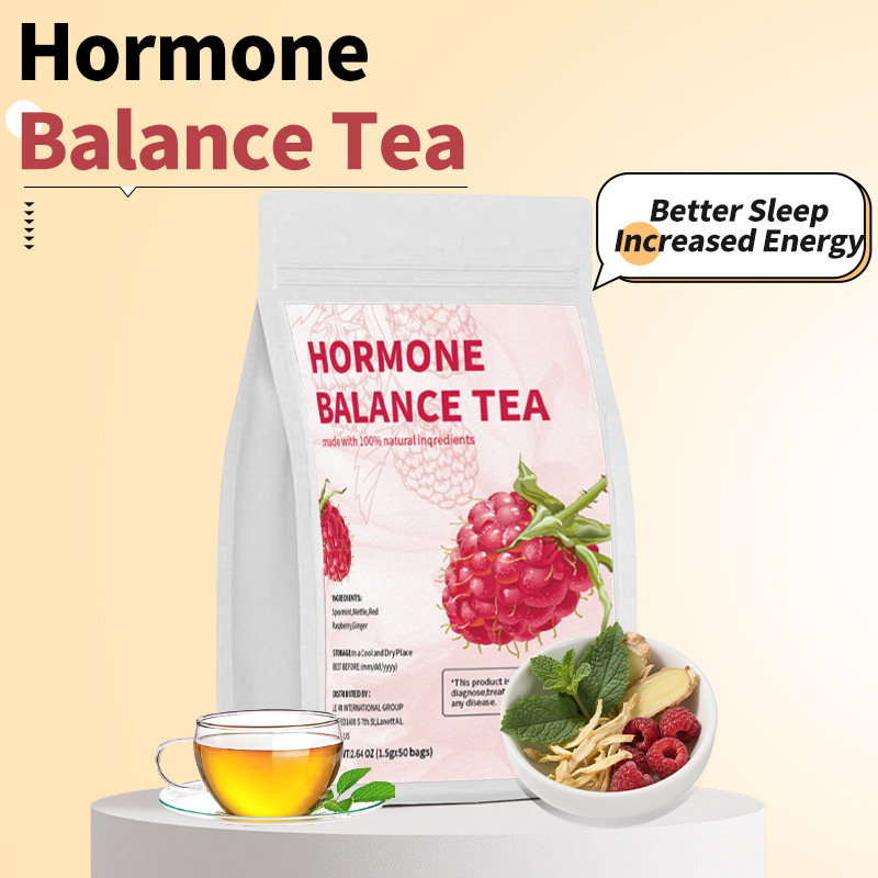 Cross-Border E-Commerce Foreign Trade Hormone Balance Tea Triangular Tea Bags Individually Packaged Health Tea from Bozhou