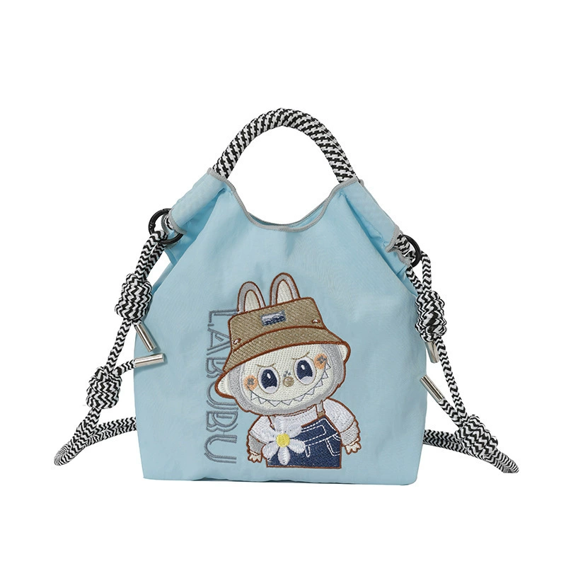 Japanese small handheld shoulder bag, with embroidery