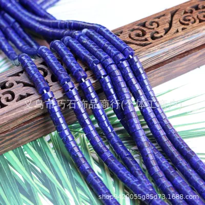 Right Angle Spacer Tiger Eye Zərgərlik ara hissələri - lapis-lazuli-36mm