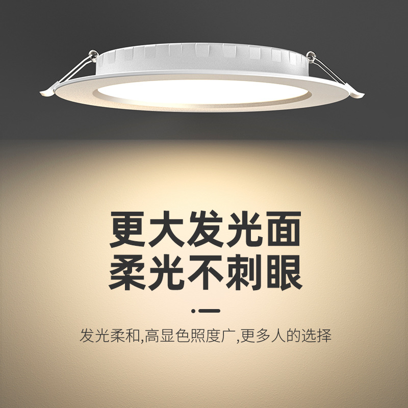 Taiwán 110v voltaje downlight led incrustado amplio compresión lámpara de aluminio Malasia 4 pulgadas 12W15W lámpara de panel