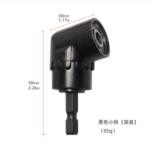 Esquina de cabezal de lote de 105 grados, tornillo de giro en ángulo recto, chal, venta directa de fábrica, mango hexagonal, taladro eléctrico, lote de giro