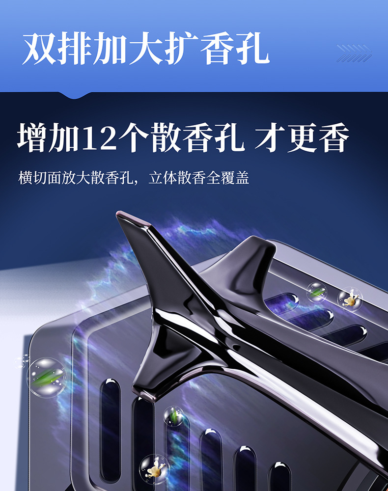 Cross-Border Car Aromatherapy Helicopter Car Perfume Ornaments Solar Aircraft Car Long-Lasting Fragrance High-End Decoration