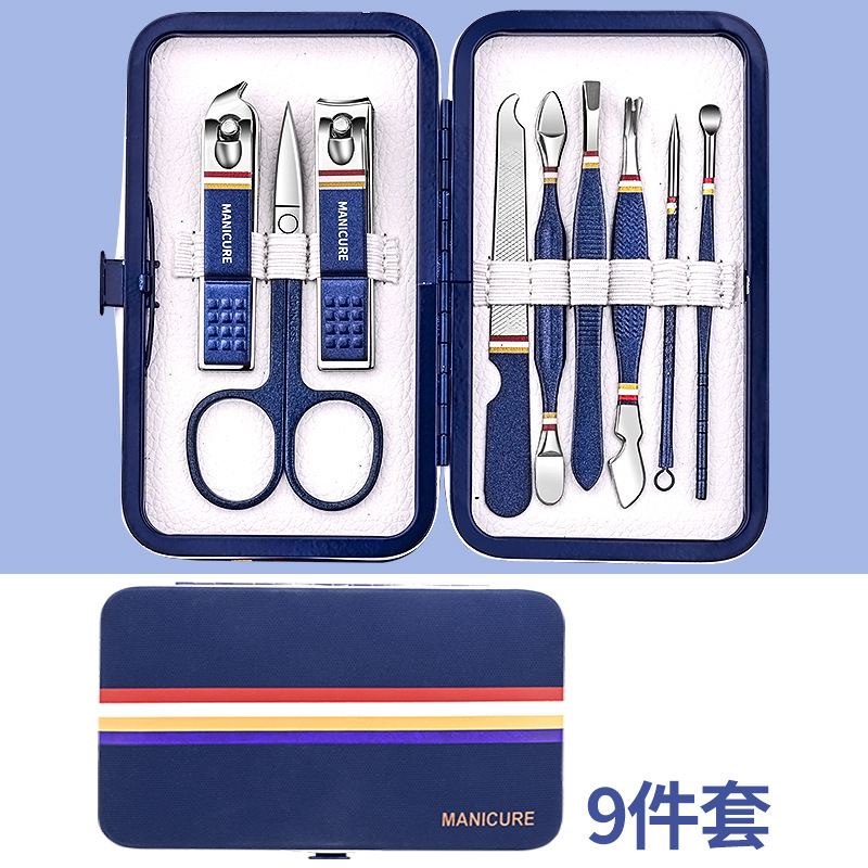 Uña cortadora de uñas doméstica cortadora de uñas cuchillo pedicura transfronteriza cuchillo conjunto de herramientas