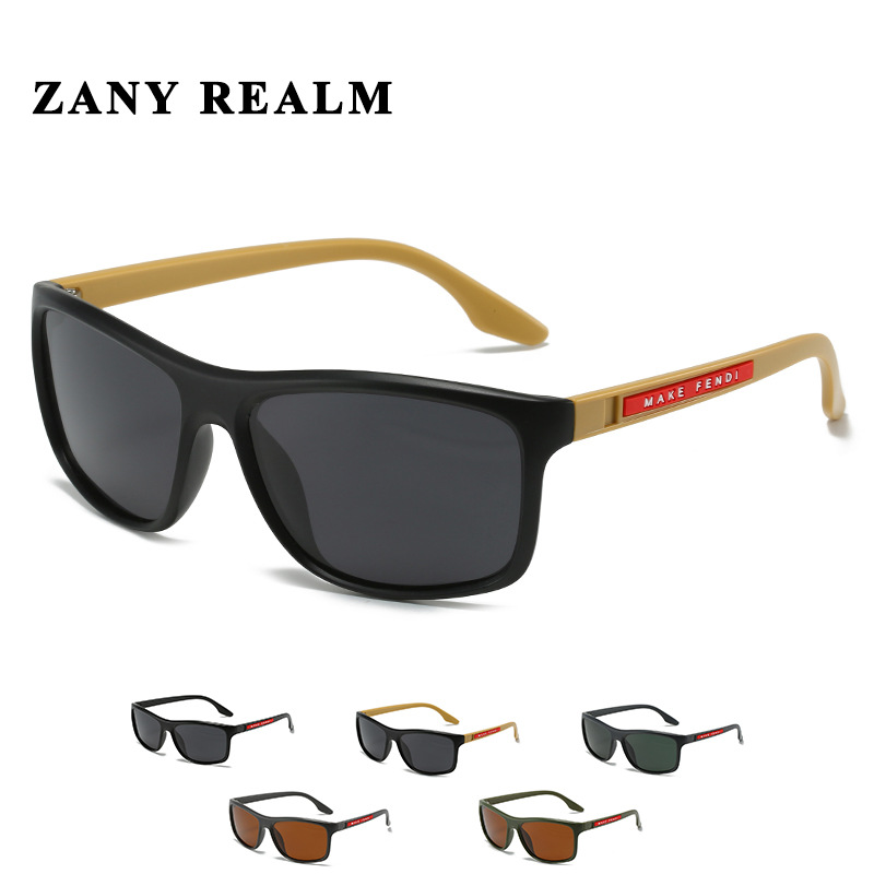 Nuevo Comercio exterior hombres caja esmerilado gafas de sol polarizadas moda Negocios Deportes conducción gafas de sol fabricante