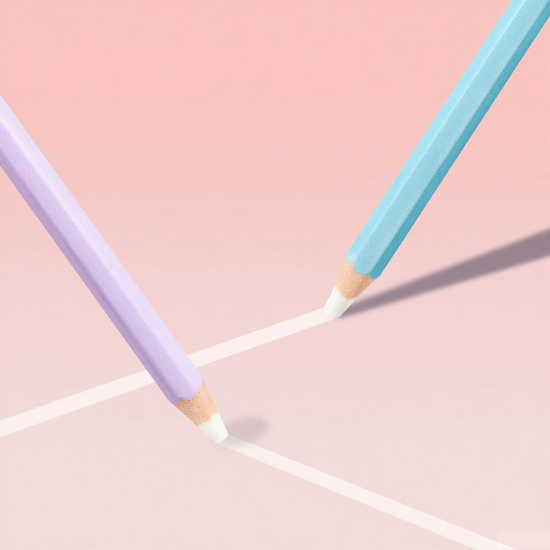 Bolígrafo de goma de varilla hexagonal de White Snow Angel, estilo de combinación de colores de macarons, borrado preciso de materiales de estudiantes, bolígrafo de eliminación de escritura a mano