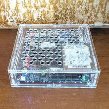 ITX小机箱迷你紧凑亚克力玻璃DIY显核电脑板载DC工控主板便携