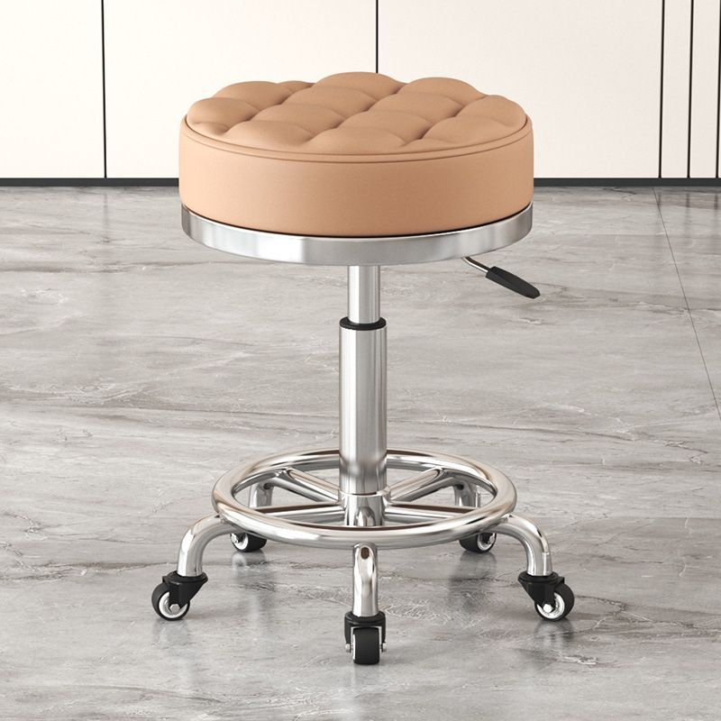 Taburete de belleza, polea de elevación rotativa, taburete de computadora, taburete de manicuría, taburete redondo, peluquería, silla giratoria, salón de peluquería especial
