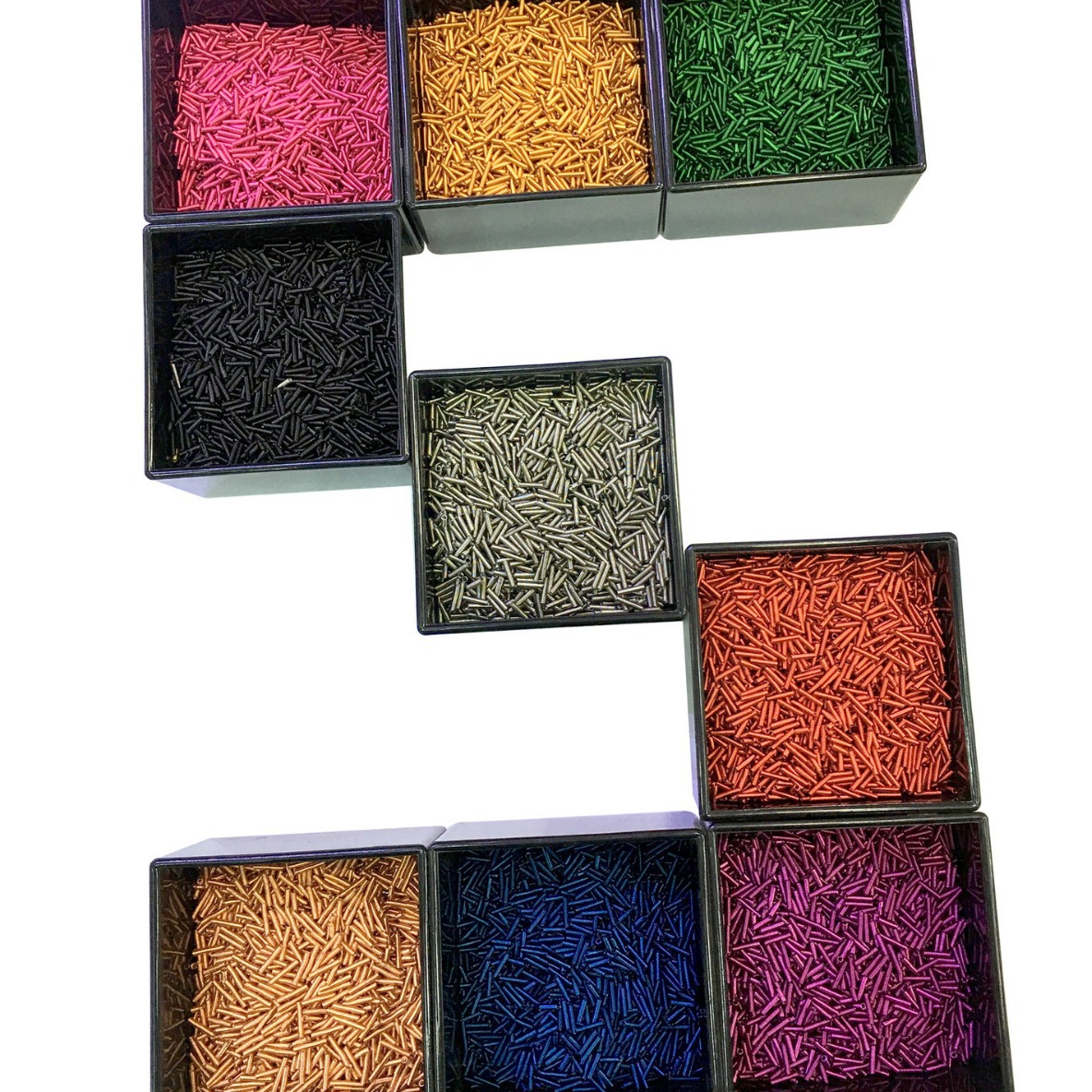 现货批发金属管珠 规格多 颜色全 通过SGS检测的优质辅料供应商