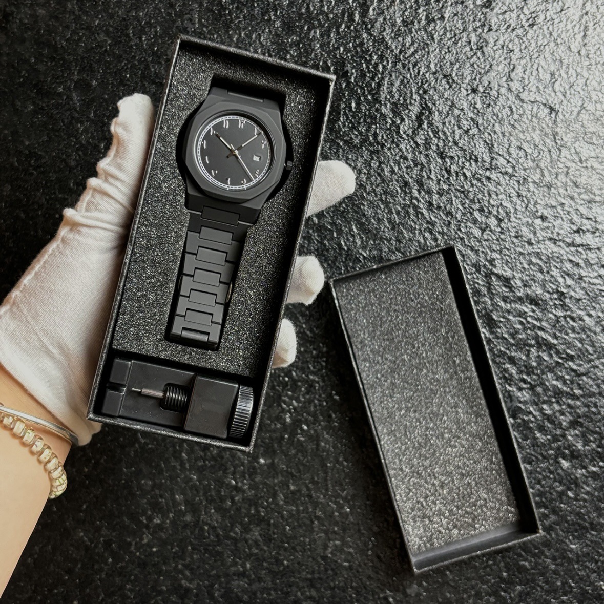 1158-9 domestic movement battery double snap button