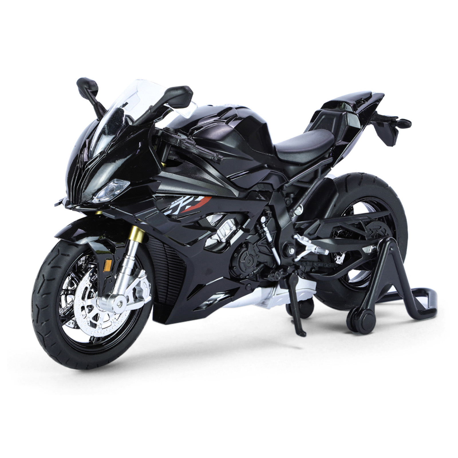 Modelo de motocicleta de aleación 1:12, motocicleta Chuanqi, simulación de amortiguador, dirección, coche de juguete para niños, caja ciega transfronteriza, dropshipping