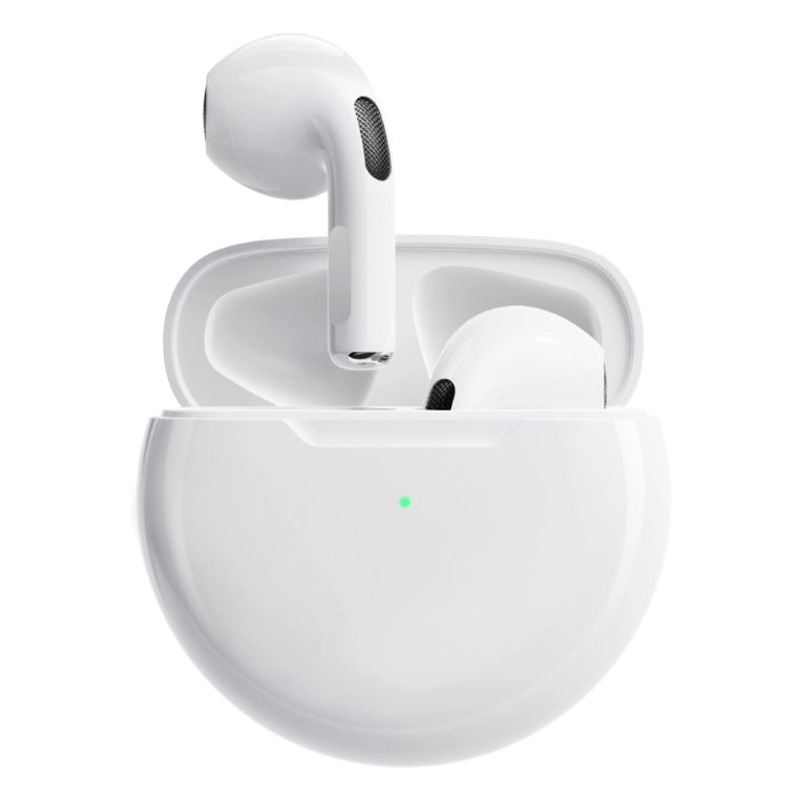Audífonos Bluetooth Pro6 Transfronterizos, Semi-Intraaurales, TWS, Verdaderamente Inalámbricos, Deportivos, Táctiles, Estéreo, J6TWS
