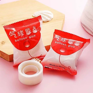 气球点胶双面胶透明气球胶点100粒婚庆装饰继而布置圆点粘贴胶粒