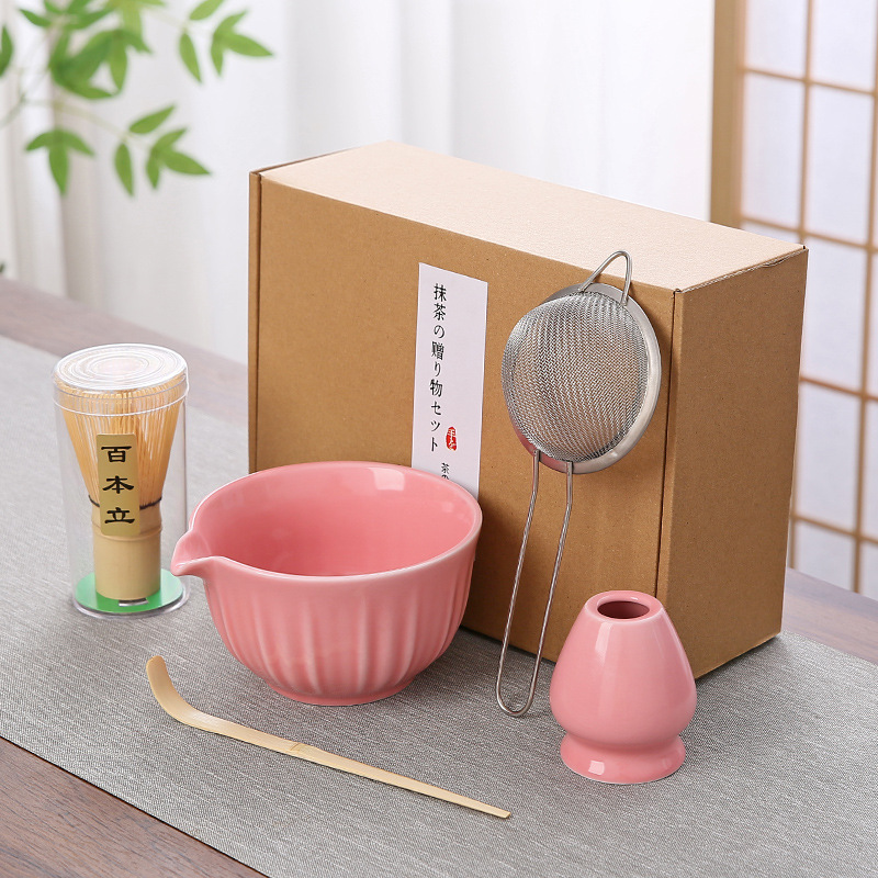 Transfronterizo exclusivo para el set de té Matcha japonés caja de regalo de té Matcha cepillo de té de 100 libros de té Matcha de la dinastía Song