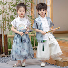 New Summer Collection: Children's Hanfu — Girls' Mamian Skirts, Boys' Traditional Tang Suit, Young Master Outfits, and Modern Chinese-Style 1st of June Performance Wear