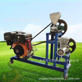 大米小米爆米花机  玉米粒加工空心棒机 汽油柴油膨化机图片