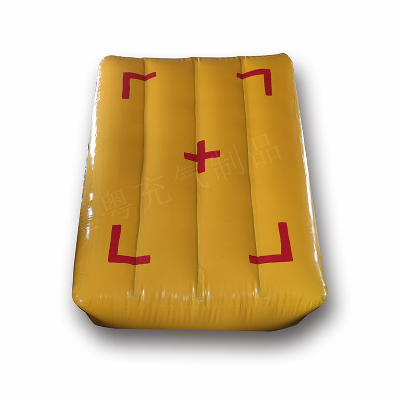 インフレータブル消防安全救命エアマット、高所作業保護、工事現場安全落下防止エアマット、インフレータブル消防エアマット