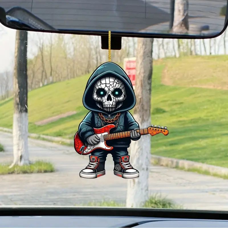 2D nuevo Halloween horrores calavera colgante de vacaciones plano transfronterizo colgante de espalda interior colgante de mochila image 3