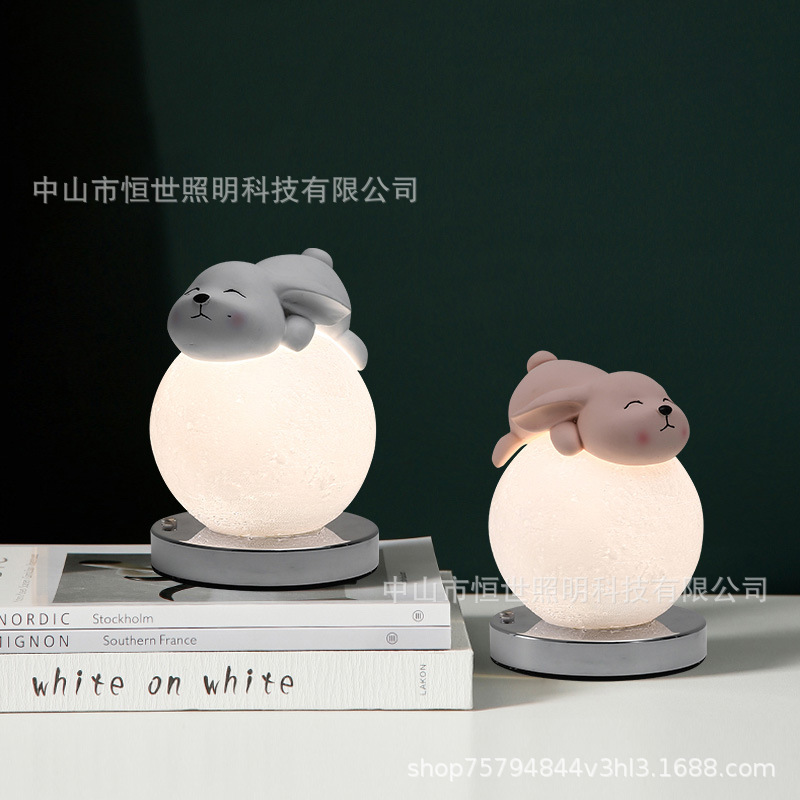 Lámpara de noche transfronteriza decoración de oficina dormitorio de oso creativo lámpara de mesa decoración ambiente de sala de estar luz de noche