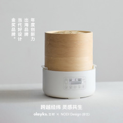Olayks立時竹籠電気蒸し鍋家庭用多機能蒸煮一体鍋小籠包饅頭饅頭朝食機