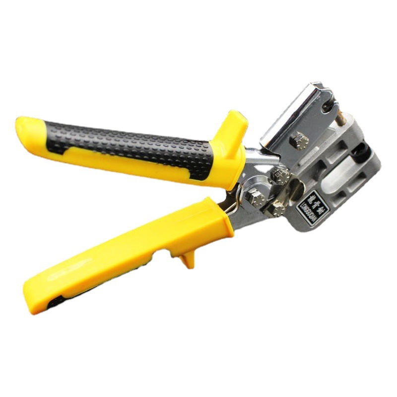 Un gran número de en stock alicates de hueso de dragón de aleación de aluminio de una sola mano quilla decorativa remachado alicates de techo de acero ligero de hueso de dragón