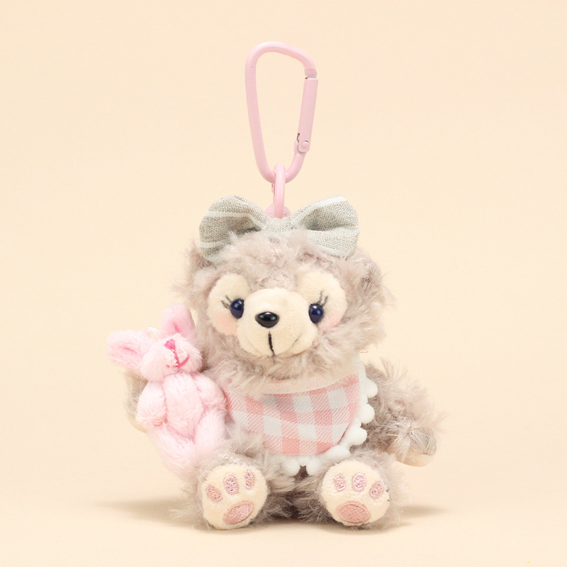 [핑크토끼+핑크턱받이] 메이메이+핑크팔찌