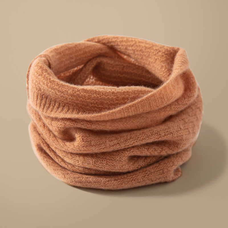 Heavyweight Thickened Cashmere Neck Warmer for Men and Women, Neck Protection Knitted Scarf, Winter Thermal Neck Wrap, Windproof