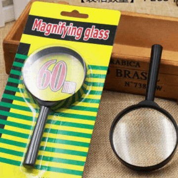 Mango recto negro 3x tarjeta de absorción de color combinación de estudiantes de lectura de ancianos lupa de venta transfronteriza