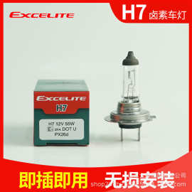 汽车led灯泡免改装卤素灯H712V/24V前大灯