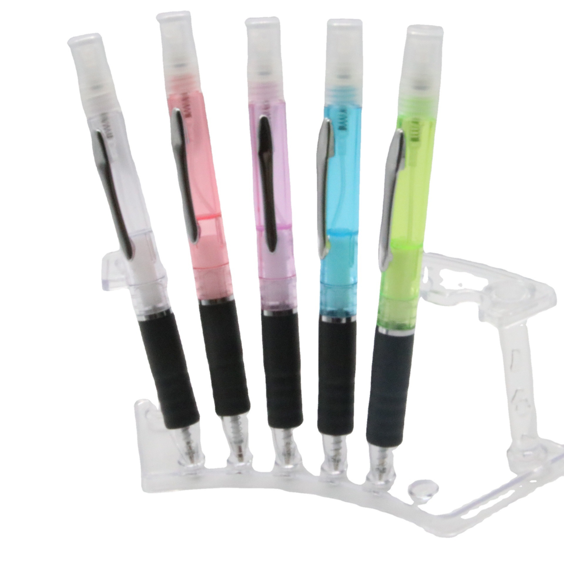 Pluma de aerosol de plástico de 5ml pluma de perfume de gran capacidad botella de perfume de botella de perfume Promoción de publicidad bolígrafo