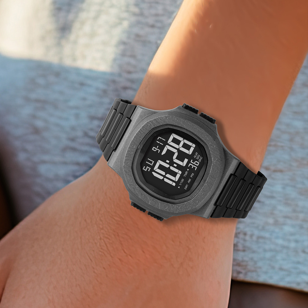 Reloj electrónico al aire libre transfronterizo para estudiantes adolescentes multifuncional alarma de luz nocturna sincronizada al por mayor
