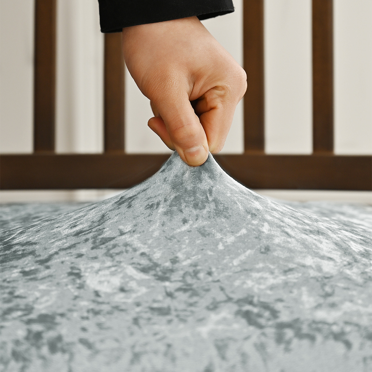 Nuevo estilo transfronterizo, funda de banco de diamantes de oro elástico, funda de asiento, correa general con cuerda, funda de superficie de asiento TEMU Spot