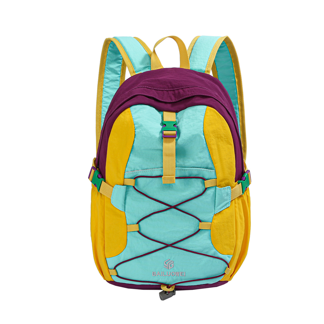 Fashionable Drawstring Outdoor Sports Bag, New Dopamine-Style Casual Backpack, Versatile Commuter Student Backpack