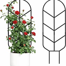 现货植物支架园艺盆栽爬藤架植物固定杆铁艺花盆支架藤蔓花卉架