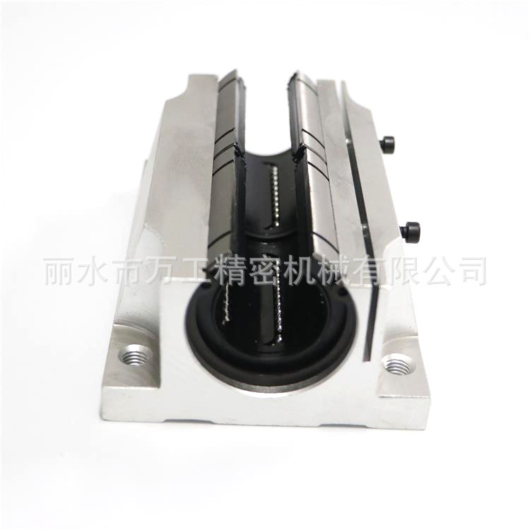 直线轴承座 加长型TBR16LUU铝壳滑块 上下锁圆柱直线导轨