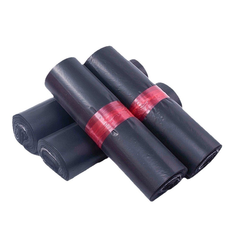 En stock al por mayor expreso bolsa productos negro nuevo material engrosado Paquete de embalaje bolsa de embalaje de seda grande bolsa de fábrica