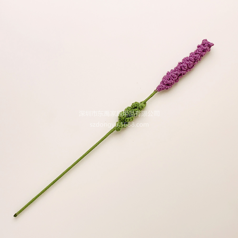 Rose tejido ramo flor artificial ganchillo hecho a mano flor artificial Flor de lana terminado Día de San Valentín Día del Maestro regalo