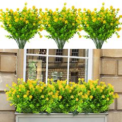 Foreign trade Amazon 7-pronged 35-head eucalyptus lotus artificial flower plastic lotus wedding gardening decoration artificial flower