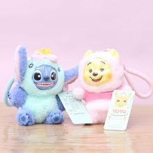 网红搪胶史迪仔挂件维尼可爱毛绒玩具公仔包包挂饰玩偶钥匙扣娃娃