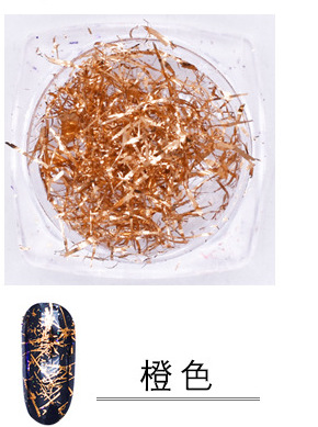 Manicura Nueva joyería oro y plata hoja de color de seda de uñas de oro y plata de seda espejo mágico Rosa tira de color desgaste de uñas manicura joyería