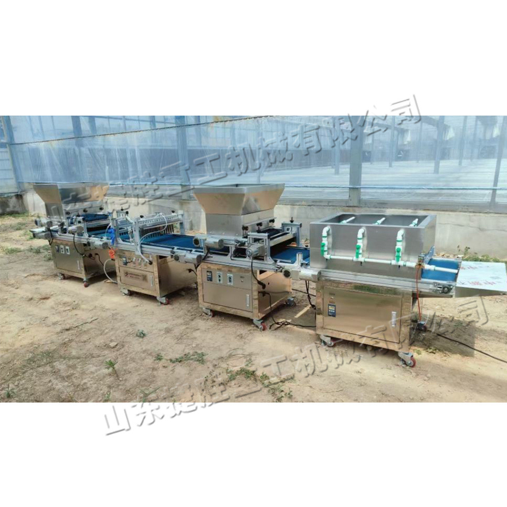 全自动穴盘育苗机 铺土压穴播种一体机 电动花卉蔬菜种子点播机