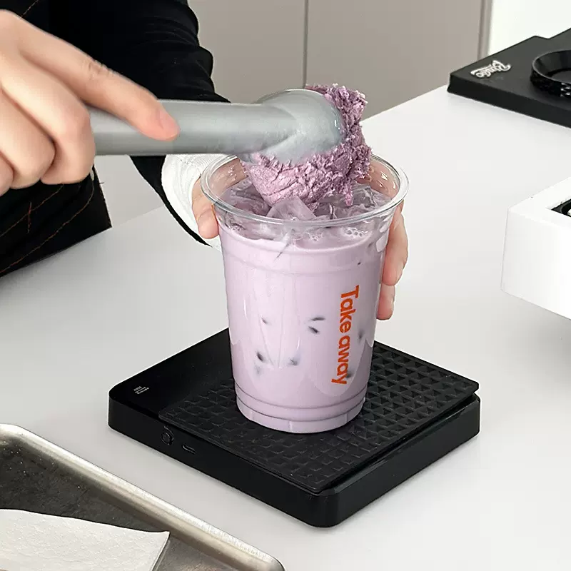 一次性咖啡杯透明胖胖PET冷饮杯网红果汁塑料杯奶茶打包杯子带盖