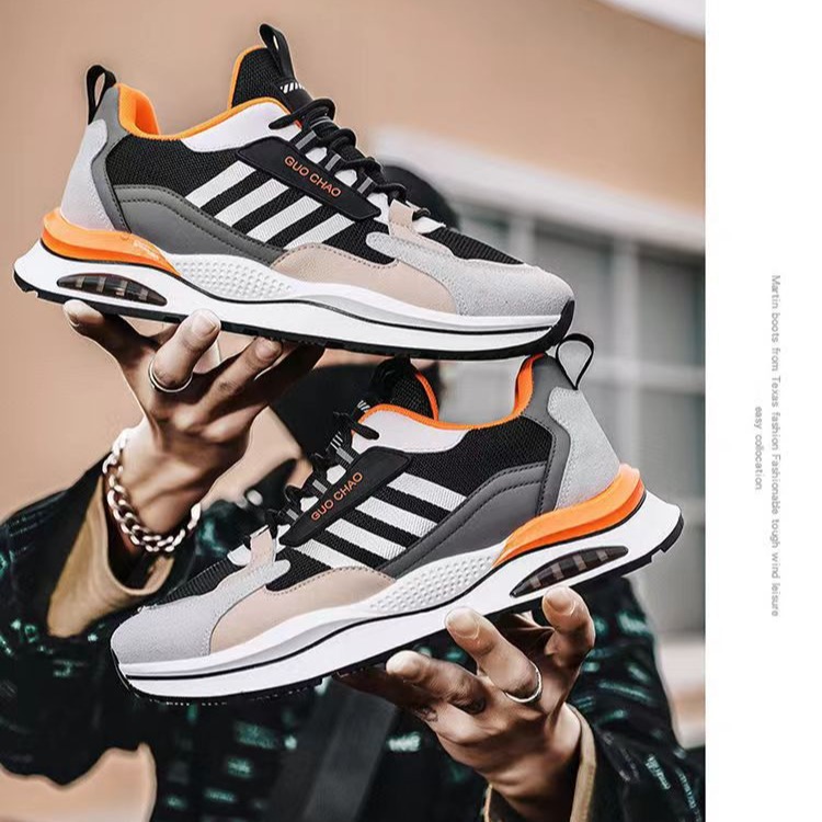 Zapatos de hombre de moda transfronteriza nuevos zapatos deportivos de moda zapatos de correr casuales de hombre respirables zapatos de malla al por mayor